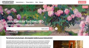 jarvenpaantaidemuseo.finna.fi kuvakaappaus